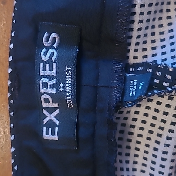 Blk/Wht Express Columnist Pants - Picture 3 of 4